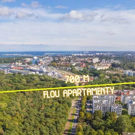 Flou Przystan Letnica 79, Parking & 700m Plaza * Gdansk
